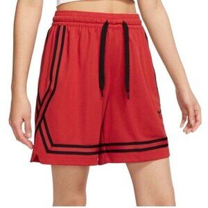 Nike Dri-FIT Fly Crossover Womens Basketball Elastic Waist Shorts Red NEW Medium